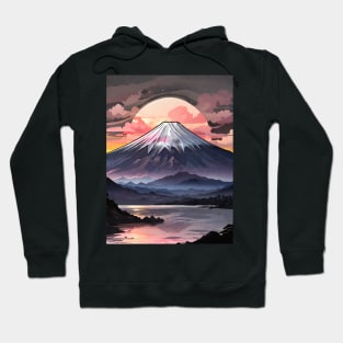 rising sun design Hoodie